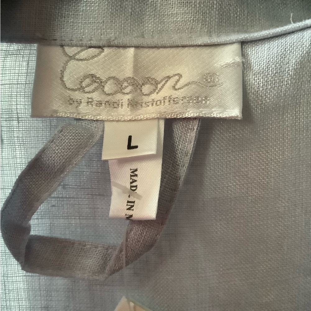 Cocoon by Randi Kristoffersen Ladies Linen Robe - Picture 5 of 11